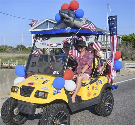 2022 Hatteras Village Golf Cart Parade Draws A Crowd With Slideshow Island Free Press