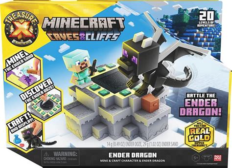 Treasure X Minecraft Caves & Cliffs Ender Dragon| Lemony Gem Toys Online