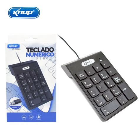 Teclado Num Rico Usb Kp A Knup Fio E Teclas Submarino