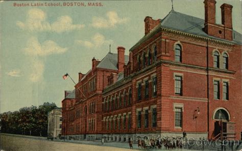 Boston Latin School Massachusetts Postcard