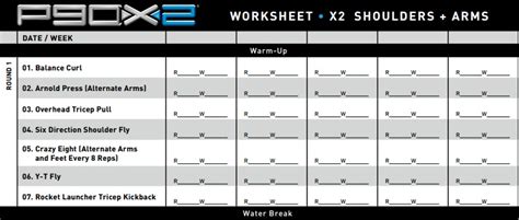 P90x Legs And Back ≡ Fill Out Printable Pdf Forms Online 42 Off