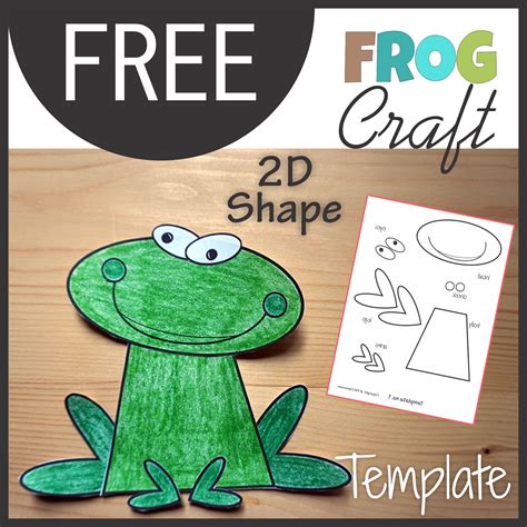 Free Animal Craft Frog Template Cut And Paste Teaching Resources