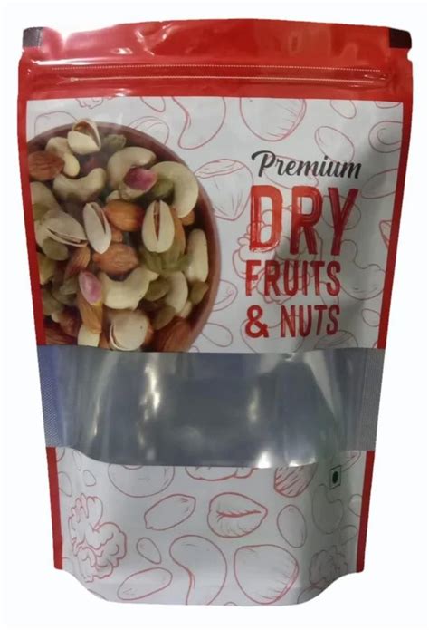 Matte 250gm Printed Dry Fruit Pouch Zipper Slider At Rs 100 Piece In