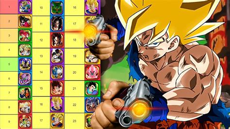 Ranking Every Character In Dokkan Until We Get To Lr Namek Ssj Goku