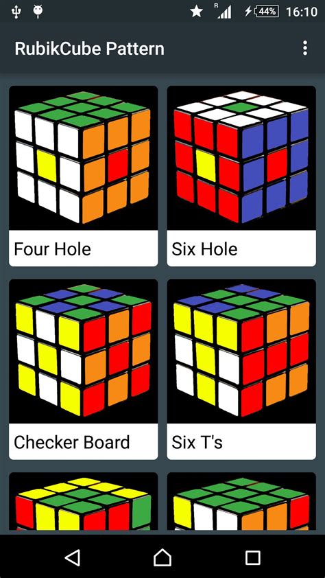 Rubiks Cube Patterns