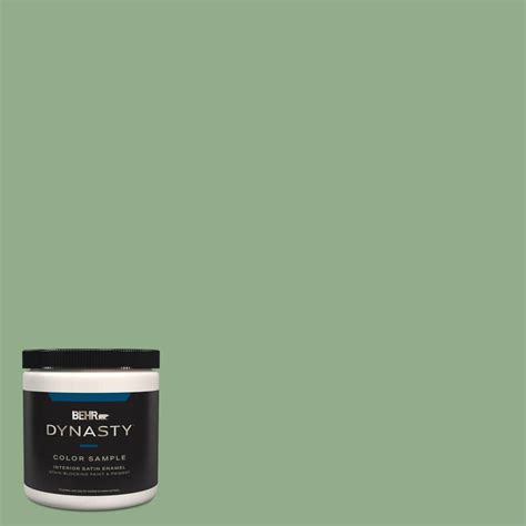 Behr Dynasty Oz Mq Flora Green One Coat Hide Satin Enamel Stain