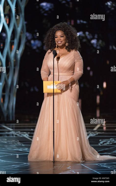 Hollywood Ca 22 De Febrero Oprah Winfrey Onstage Durante La 87ª