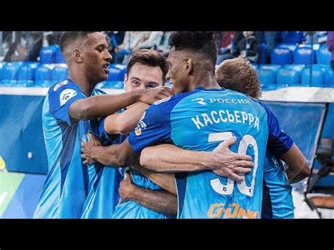 Zenit Spb Vs Dinamo Moscow Malcom Two Goals Russian Premier