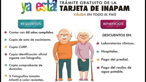 TrÁmita La Credencial Del Inapam Con Beneficios Gratuitos Y Descuentos Youtube