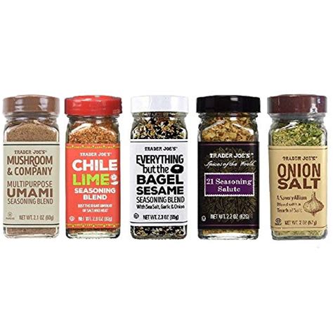 Trader Joes Spice Seasoning Variety Set 5 Flavors