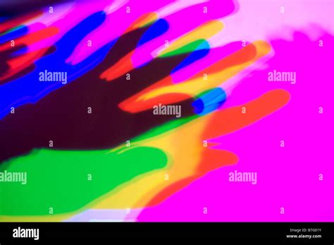 Abstract Colorful Hands Hi Res Stock Photography And Images Alamy