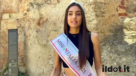 Zeudi Di Palma Miss Italia Ai Nostri Microfoni Youtube