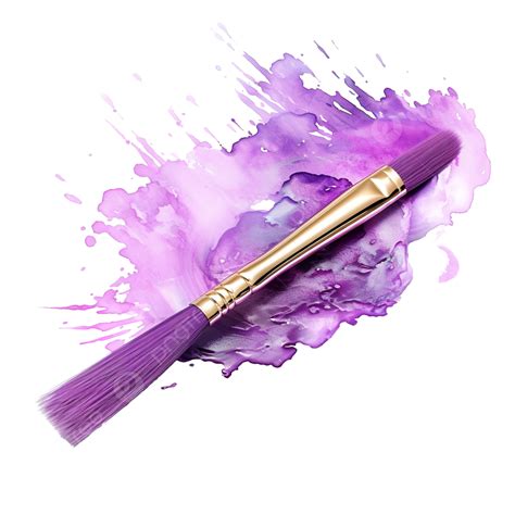 Purple Brush Isolated Purple Watercolor Png Png Png Images