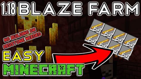 How To Make An Easy Blaze Farm In Minecraft 1 18 Easiest Blaze Trap