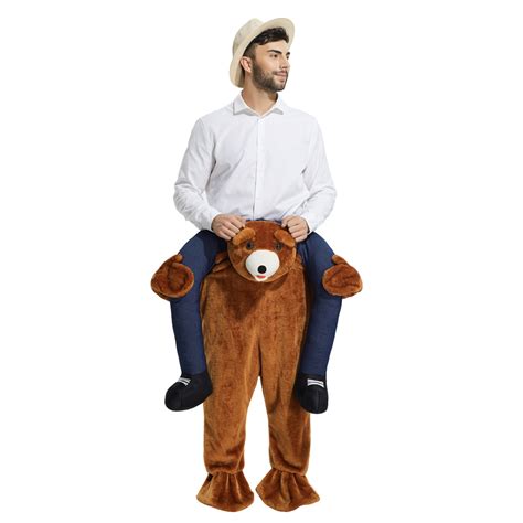 Teddy Bear Carry Me Ride On Piggy Back Costume