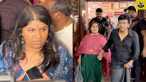 Niveditha Shivarajkumar At Bhairathi Ranagal Muhurtha | Geetha Shivrajkumar Daughter | Shivanna ...