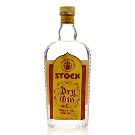 Stock Dry Gin 1950s Whisky Auctioneer