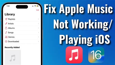 How To Fix Apple Music Not Working Or Playing Songs YouTube