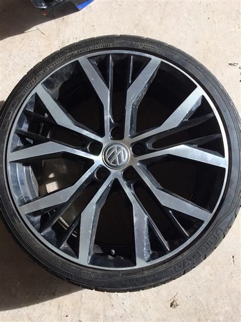 Genuine Vw Santiago 19 Inch Alloys X4 Golf Polo Passat Audi A3