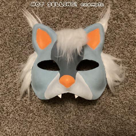 CUSTOM Therian Masks II Paper Masks II Cat Mask Ll Read Etsy