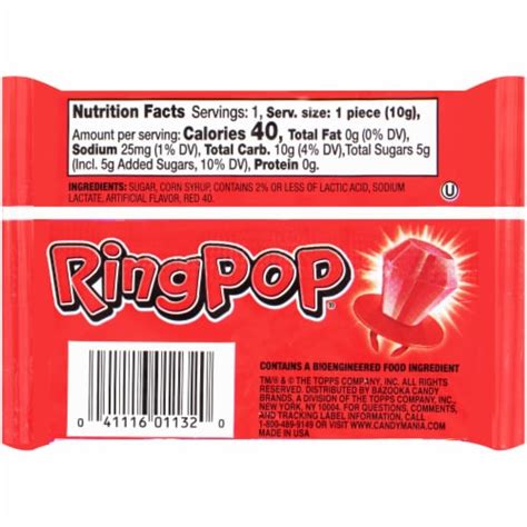 Ring Pop Friendship Exchange Valentine Variety Pack 22 Ct 35 Oz