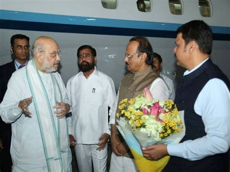 Amit Shah Meeting Eknath Shinde Ajit Pawar Devendra Fadnavis Seat Allocation Lok Sabha