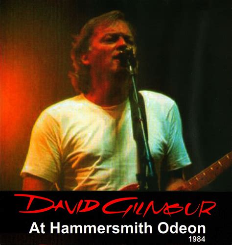 Nas Ondas Da Net David Gilmour At Hammersmith Odeon