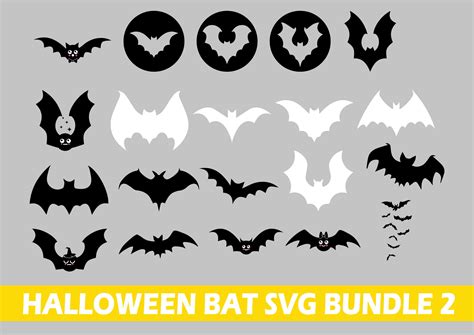 Halloween Bat SVG Bundle 2 Svgfile Co 2019 2025