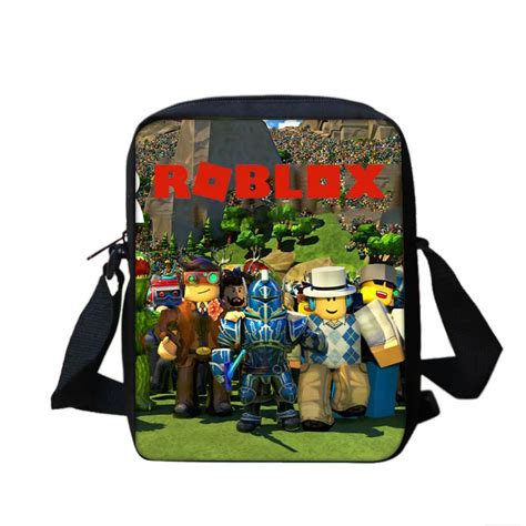 Roblox Handbag Teenager Cute Cartoon Printed Children Book Bag Kids