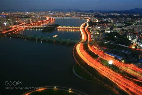 In The Ri Beautiful Han River South Korea