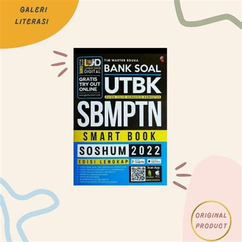 Jual Bank Soal Utbk Sbmptn Smart Book Soshum 2022 Shopee Indonesia