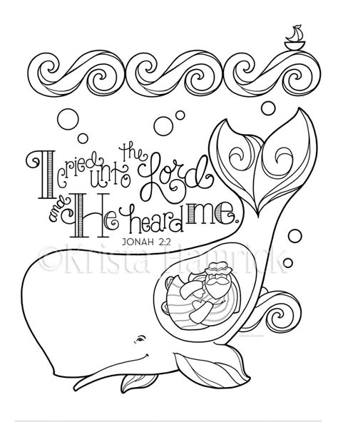 Jonah And The Whale Printable Worksheets And Coloring Pages