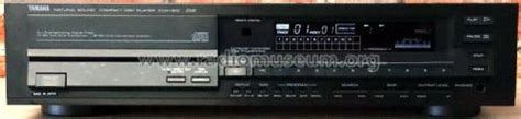 Natural Sound Compact Disc Player Cdx 910 R Player Yamaha Co