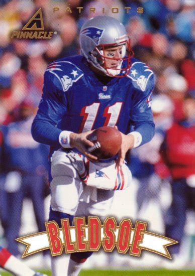 Drew Bledsoe Pinnacle Football Trading Card Patriots