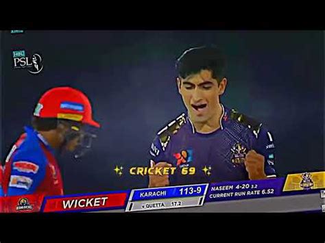 Naseem Shah Revenge Bowling Youtube