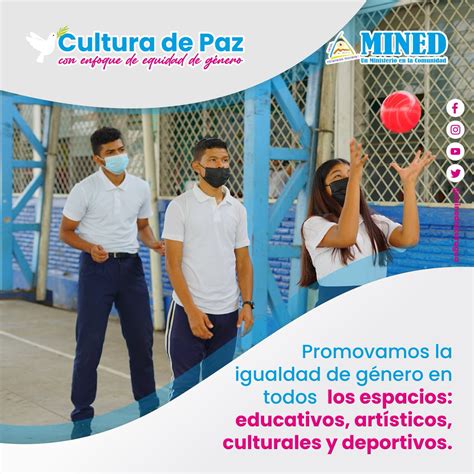 Ministerio De Educaci N Nicaragua On Twitter Promovamos La Igualdad