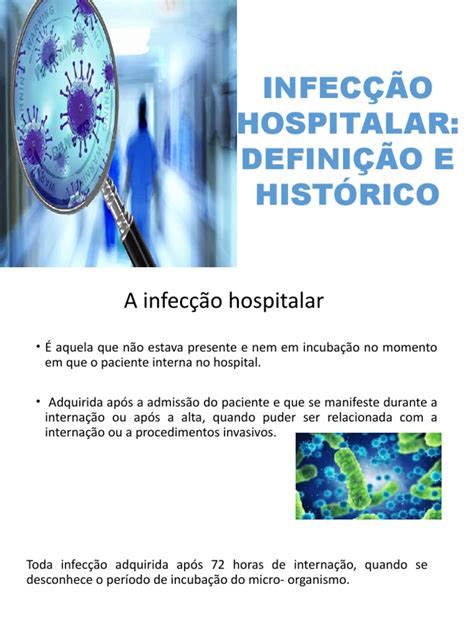 Controle De Infeccao Hospitalar Pdf Infecção Hospital