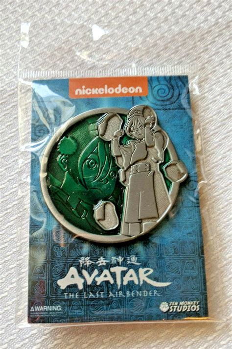 Avatar The Last Airbender Toph Silhouette Enamel Pin Figure Sealed