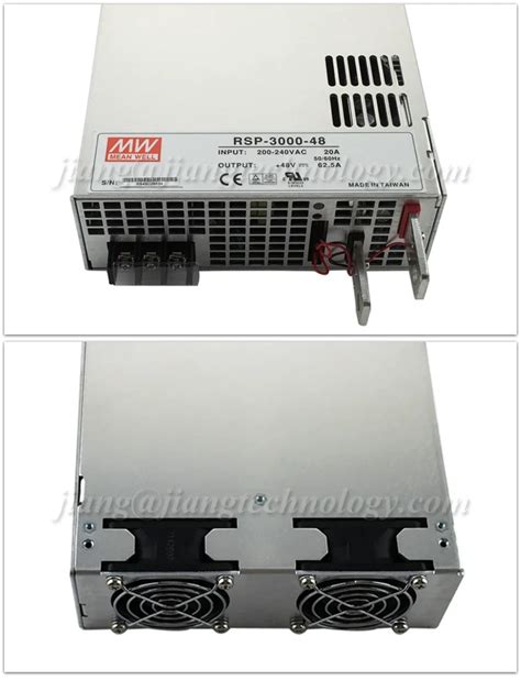 Meanwell Rsp 3000 48 3kw High Power Dc 48v 125a Switching Mode Power