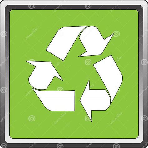 Recycle Symbol Stock Vector Illustration Of Greenish 8304165