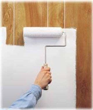 How To Paint Fake Wood Paneling