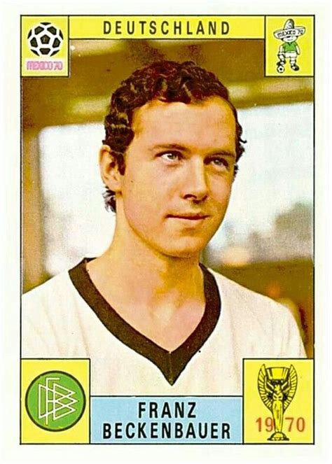 Franz Beckenbauer Deutschland Fifa World Cup Mexico Franz