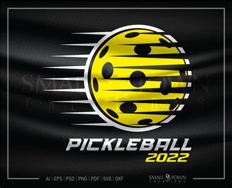 Pickleball Svg Pickleball Logo Pickleball Team Svg Etsy