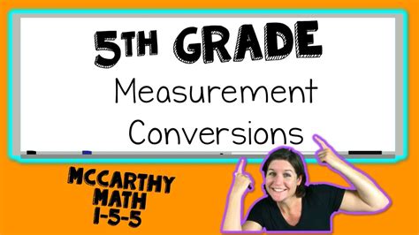 Converting Measurements Worksheet 5th Grade