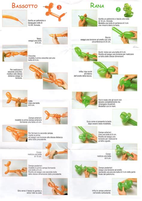 Free Printable Balloon Animal Instructions