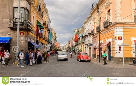 Architecture of Puebla, Mexico Editorial Photography - Image of brick ...