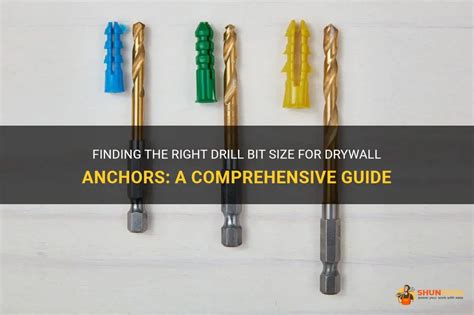 Finding The Right Drill Bit Size For Drywall Anchors A Comprehensive