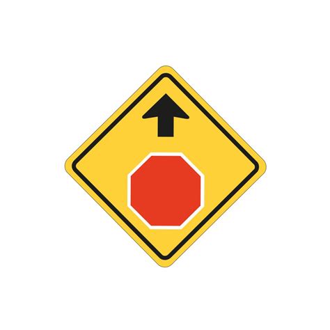 Stop Sign Ahead - National Safety Products