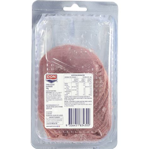 Don Sliced Silverside 180g Woolworths