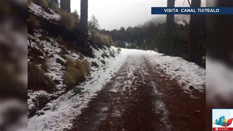 Ca Da De Nieve En El Nevado De Colima Regala Paisajes De Postal Youtube